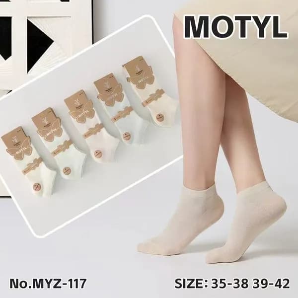 Skarpetki damskie motyle NO.MYZ-117 rozmiar 35-38/39-42