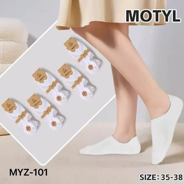 Skarpetki damskie białe low cut MŻY-101 roz. 35-38