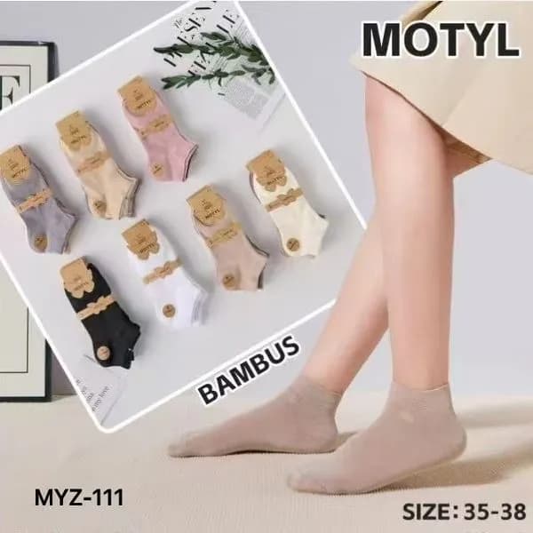 Skarpetki damskie bambusowe motyle Size 35-38 MYZ-111