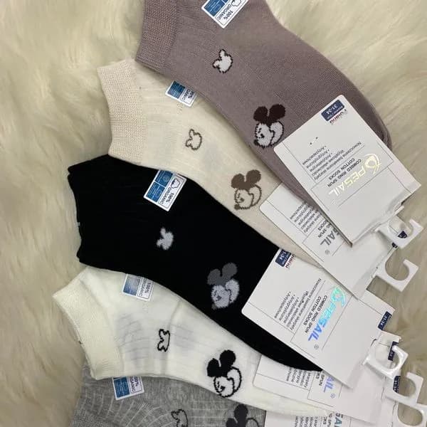 Skarpetki damskie z Myszką Mickey 5 kolorów