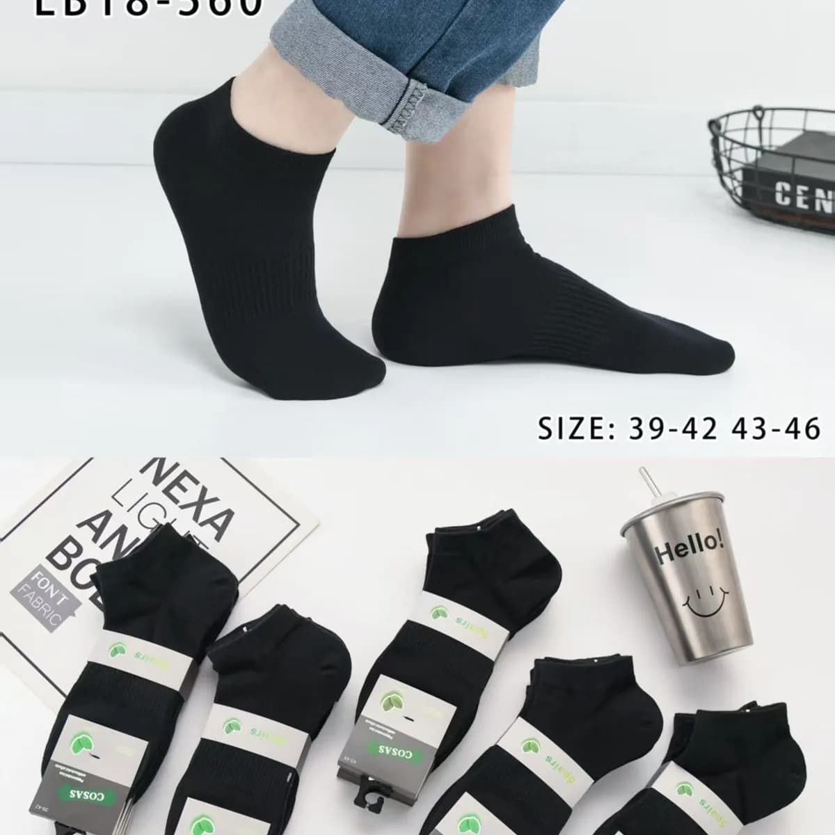 Skarpetki męskie NEXA LB18-560 rozmiar 39-42 i 43-46