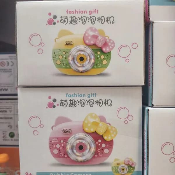 Zabawka Bubble Camera aparat do baniek 3+