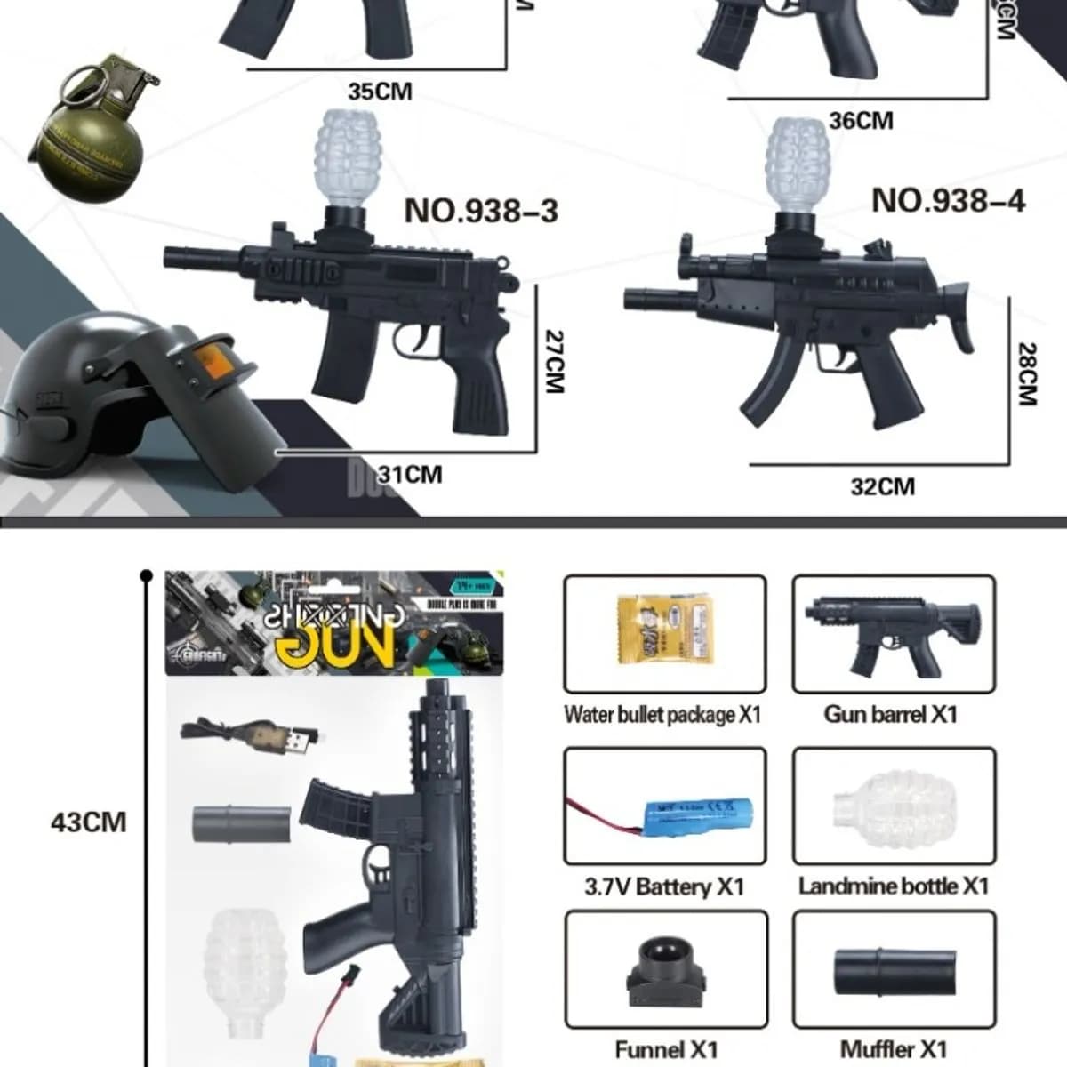 Zabawki Pistolety Kulki
