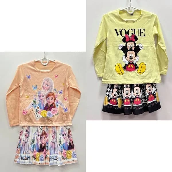 Komplet Ubrań dla Dziewczynki 3-8L