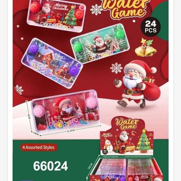Gra Wodna Zręcznościowa Świąteczna 11,5cm - 24 szt.