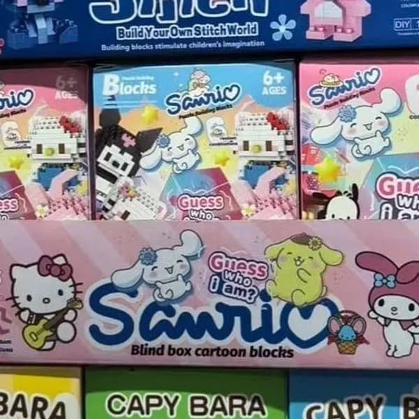 Klocki Sanrio Puzzle Building Blocks Blind Box 12 szt.
