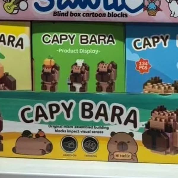 Klocki Kapibara Micro Blocks Zestaw Figurek 12 szt.