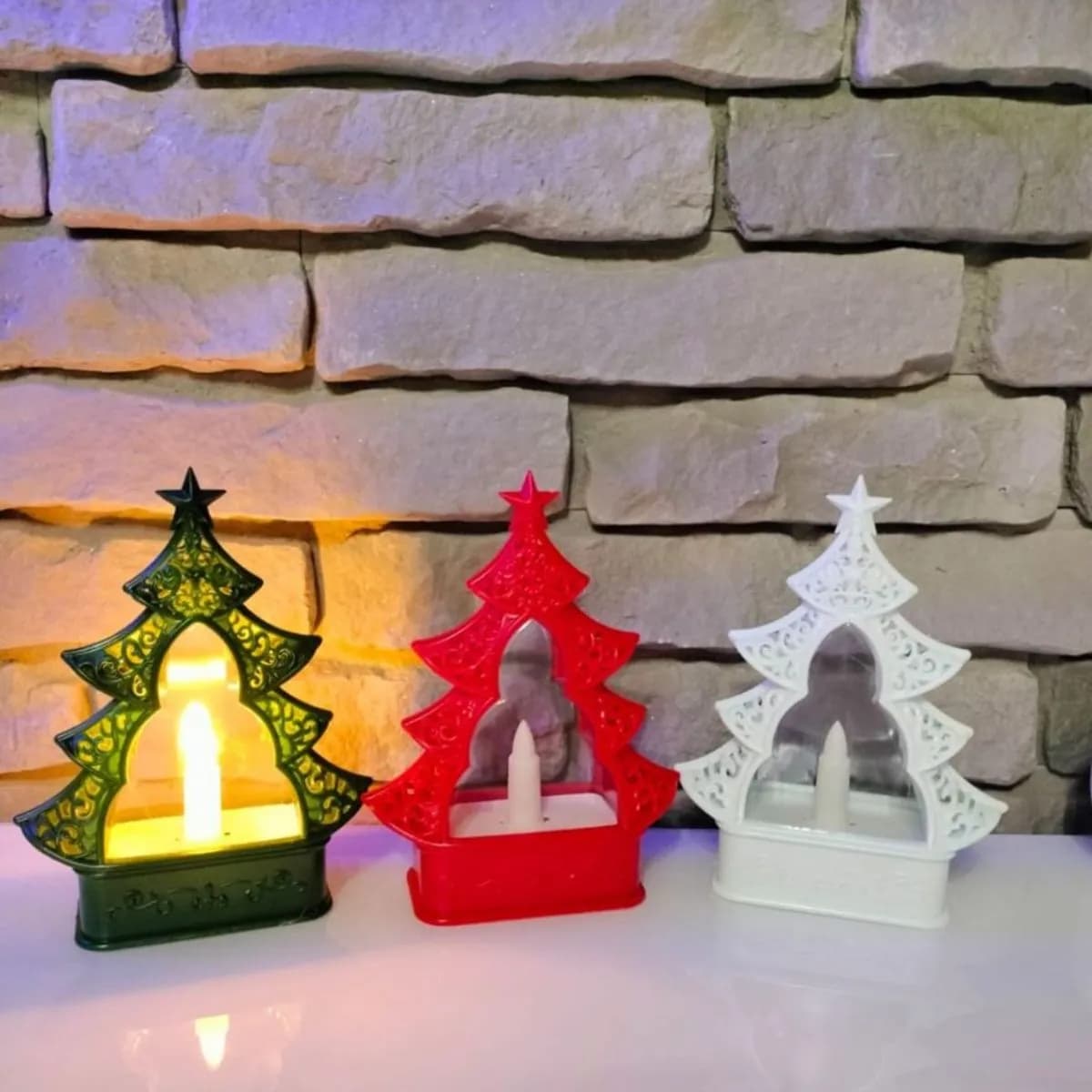 Lampka LED Świąteczny Drzewko 3 Kolory