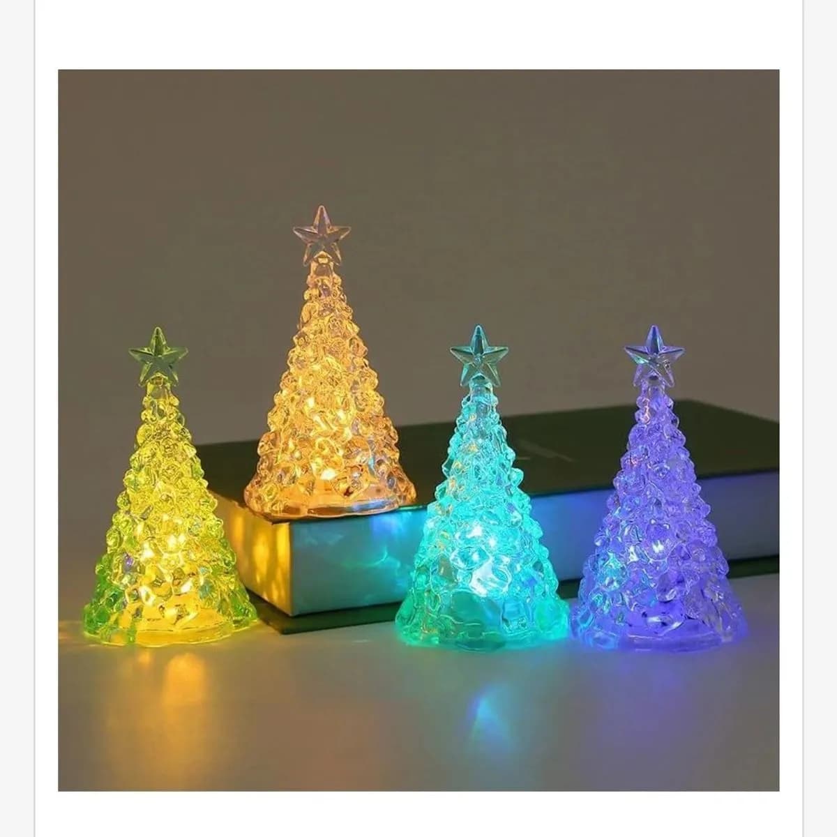 Lampki LED choinki 6x10,5cm wielokolorowe