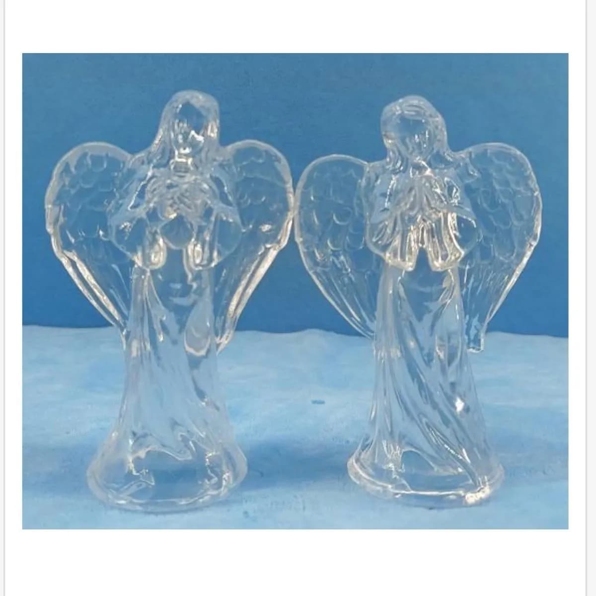 Lampki LED w kształcie aniołów przezroczystych