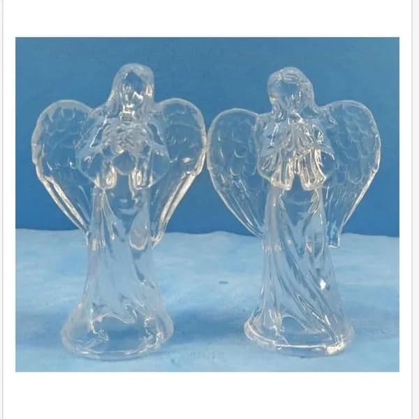 Lampki LED w kształcie aniołów przezroczystych