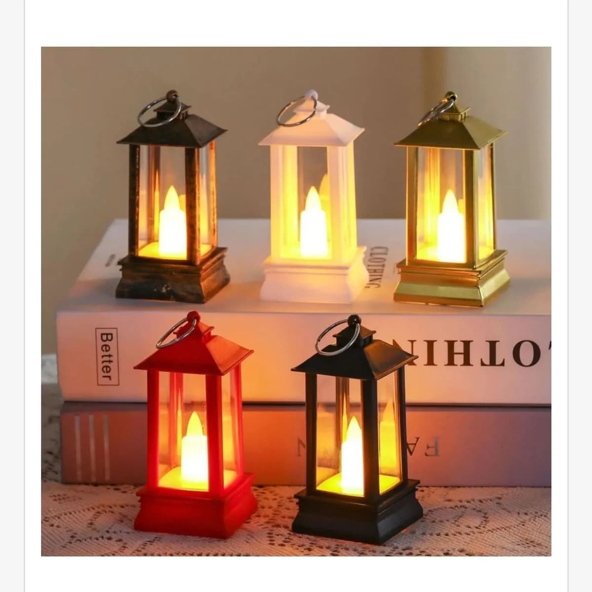 Lampki LED dekoracyjne 4x9cm z uchwytem