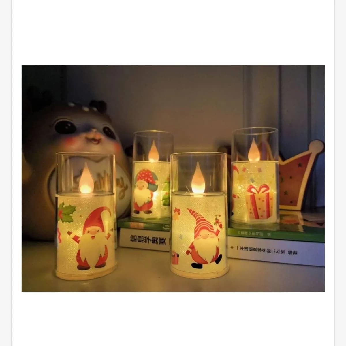 Świeca LED GNOM 5.3x12.5cm Świeczki dekoracyjne