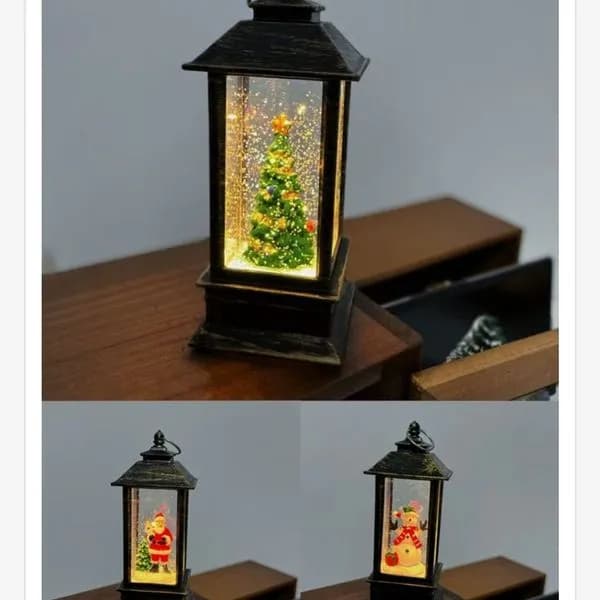 Lampki Świąteczne z Wodospadem 19cm