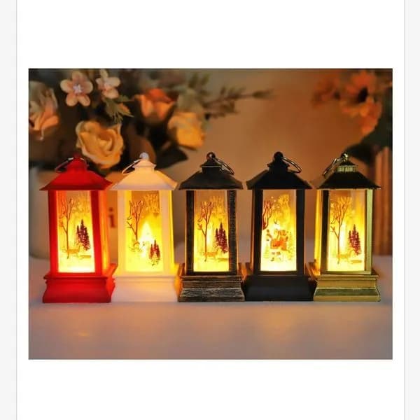 Lampki Świąteczne LED 4x9cm Z Motywem Drzewa