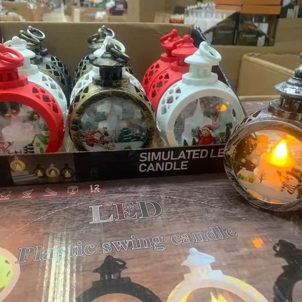 Lampka LED Świąteczna Symulowana Świeca Plastikowa 81025-500