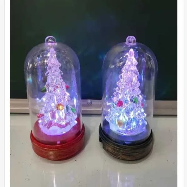 Lampka LED Świąteczny Drzewko pod Kloszem 81025-521