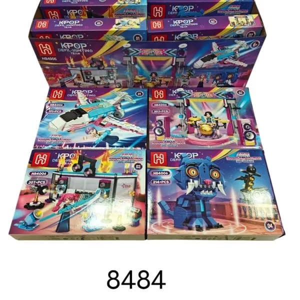 Zestaw klocków Kpop budowlanym 8484