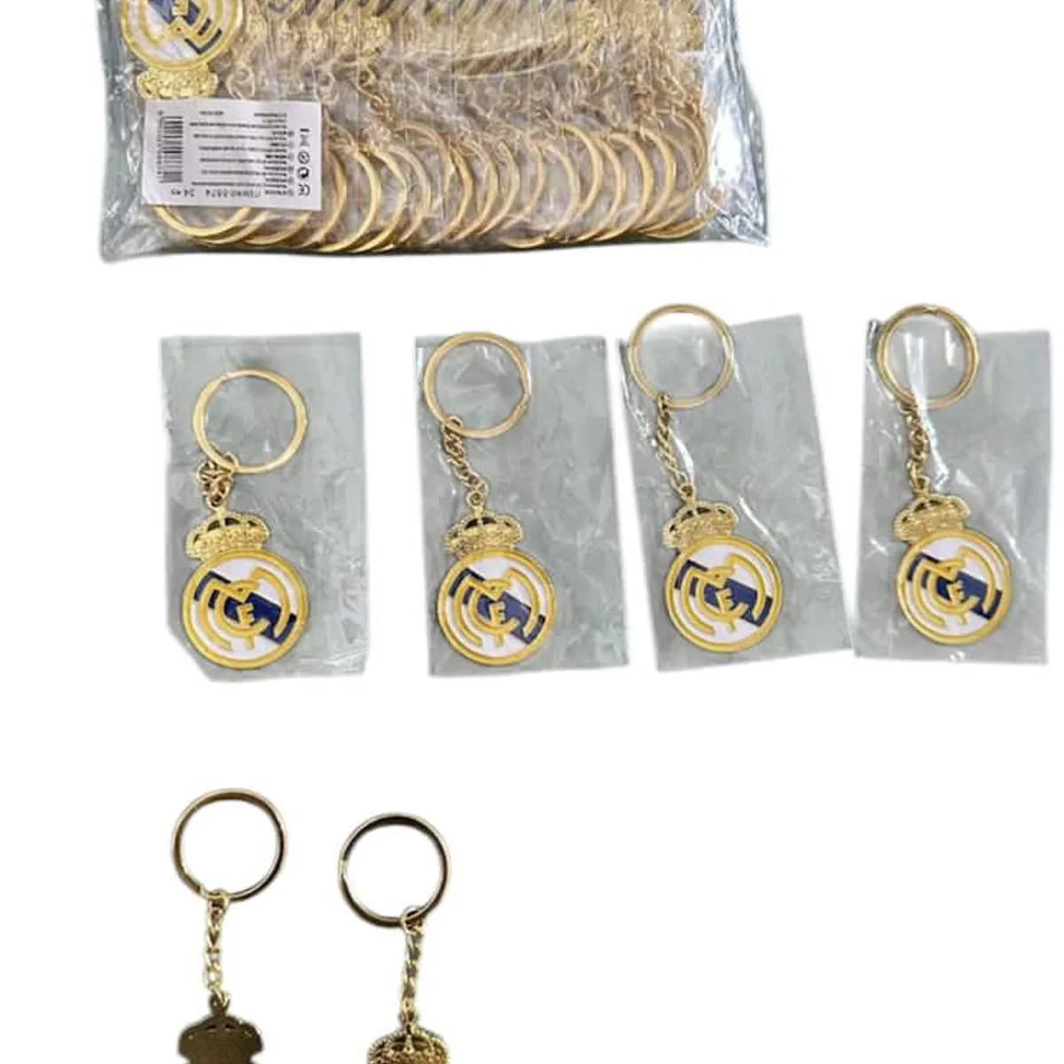 Brelok do Kluczy Real Madrid Złoty