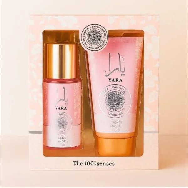 Zestaw Prezent Yara Eau de Parfum i Żel pod Prysznic