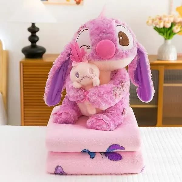 Maskotka Stitch z Angel i Kocykami