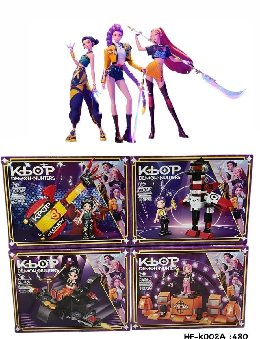 Zestaw klocków Kpop Demon Masters HF-K002-480