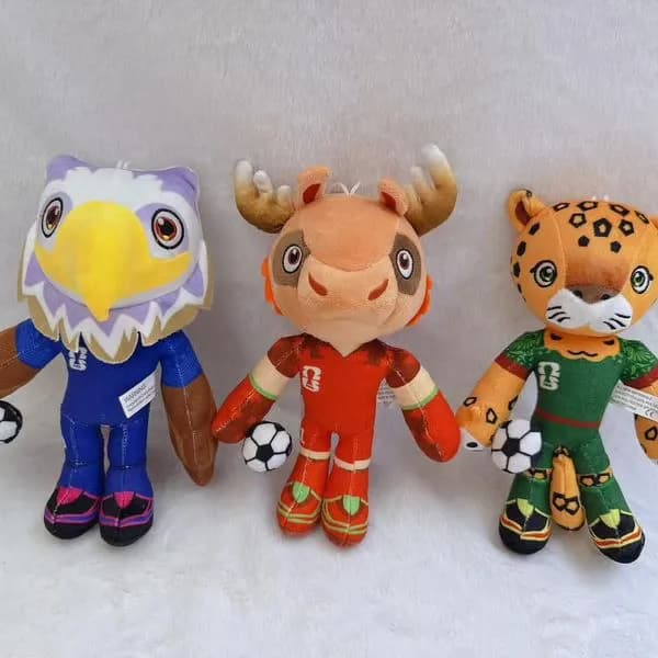 Maskotka Pluszowa Zwierzęta Piłkarze 25cm