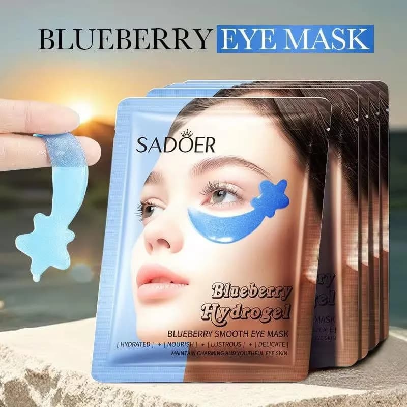 Płatki pod Oczy SADOER Blueberry Hydrogel Jagodowe 50 szt.