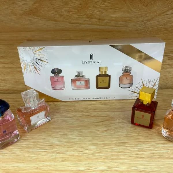Zestaw Perfum Mystical 4x30ml - Elegancki Komplet 4 Zapachów