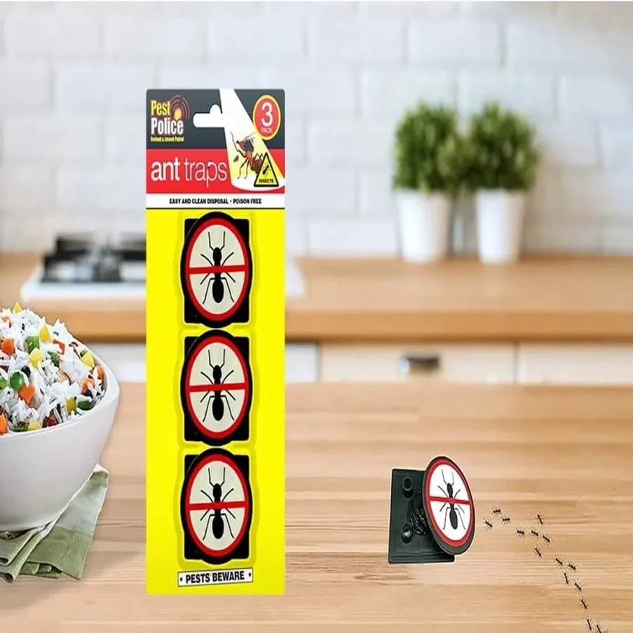Nietoksyczna Pułapka na Mrówki Pest Police, Zestaw 3 szt