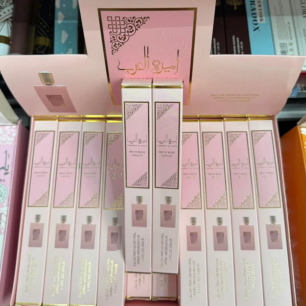 Perfumy Prive Rose Asdaaf 35ml - Woda Perfumowana EDP, Różowe