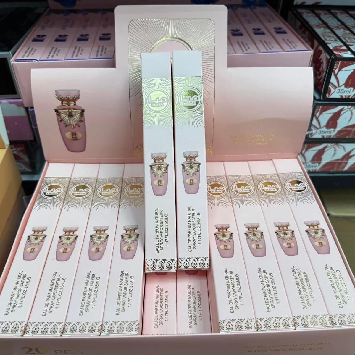 Perfume HAYA 35ML - Woda perfumowana w sprayu, różowa