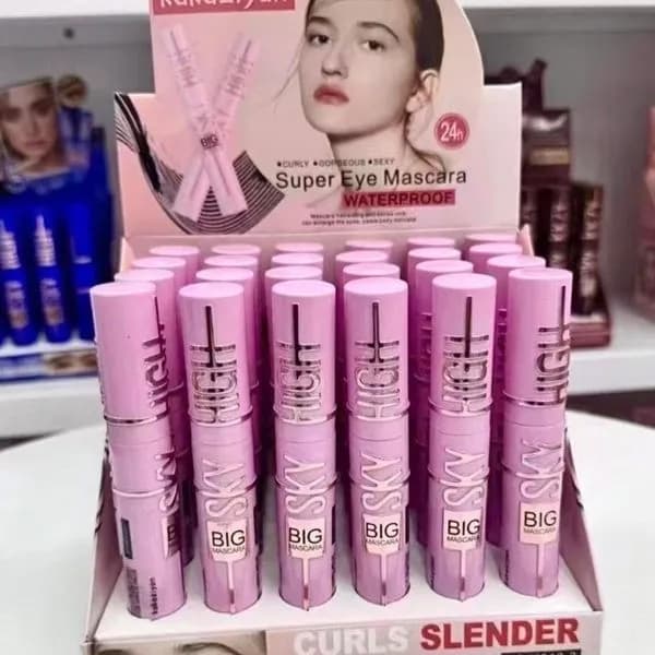 Kakaziyan SKY HIGH Wodoodporny Tusz do Rzęs Podkręcający 24szt