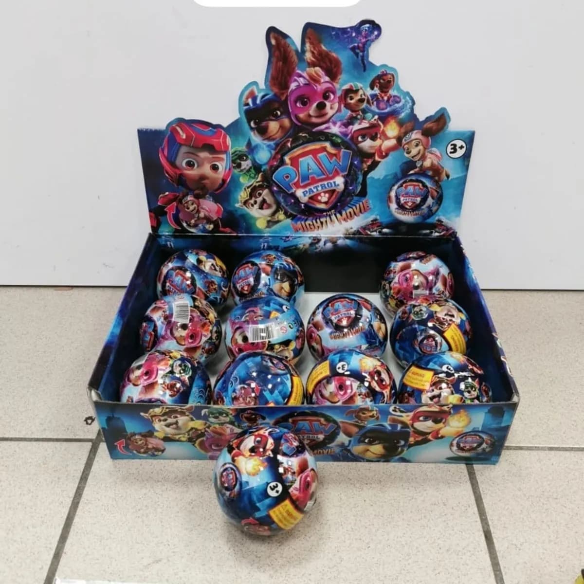 Kula Niespodzianka Psi Patrol Mighty Movie Ø6.5cm, Figurka