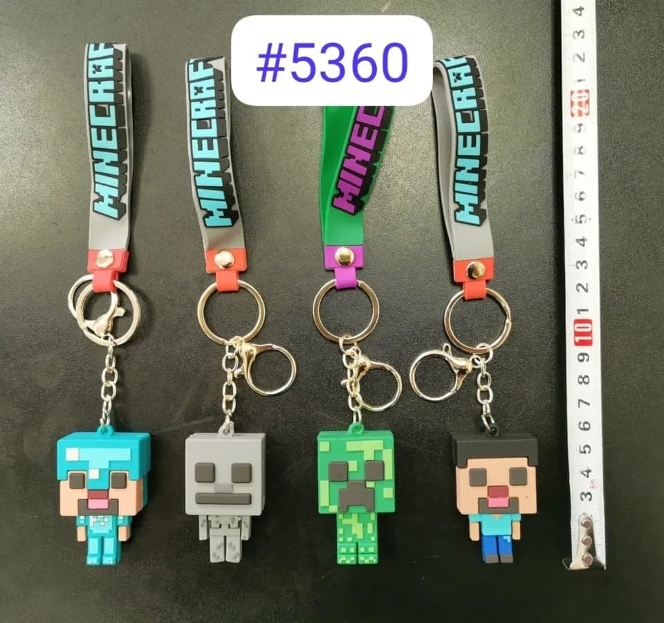 Brelok do kluczy Minecraft postacie gumowe figurki PK12171 13cm