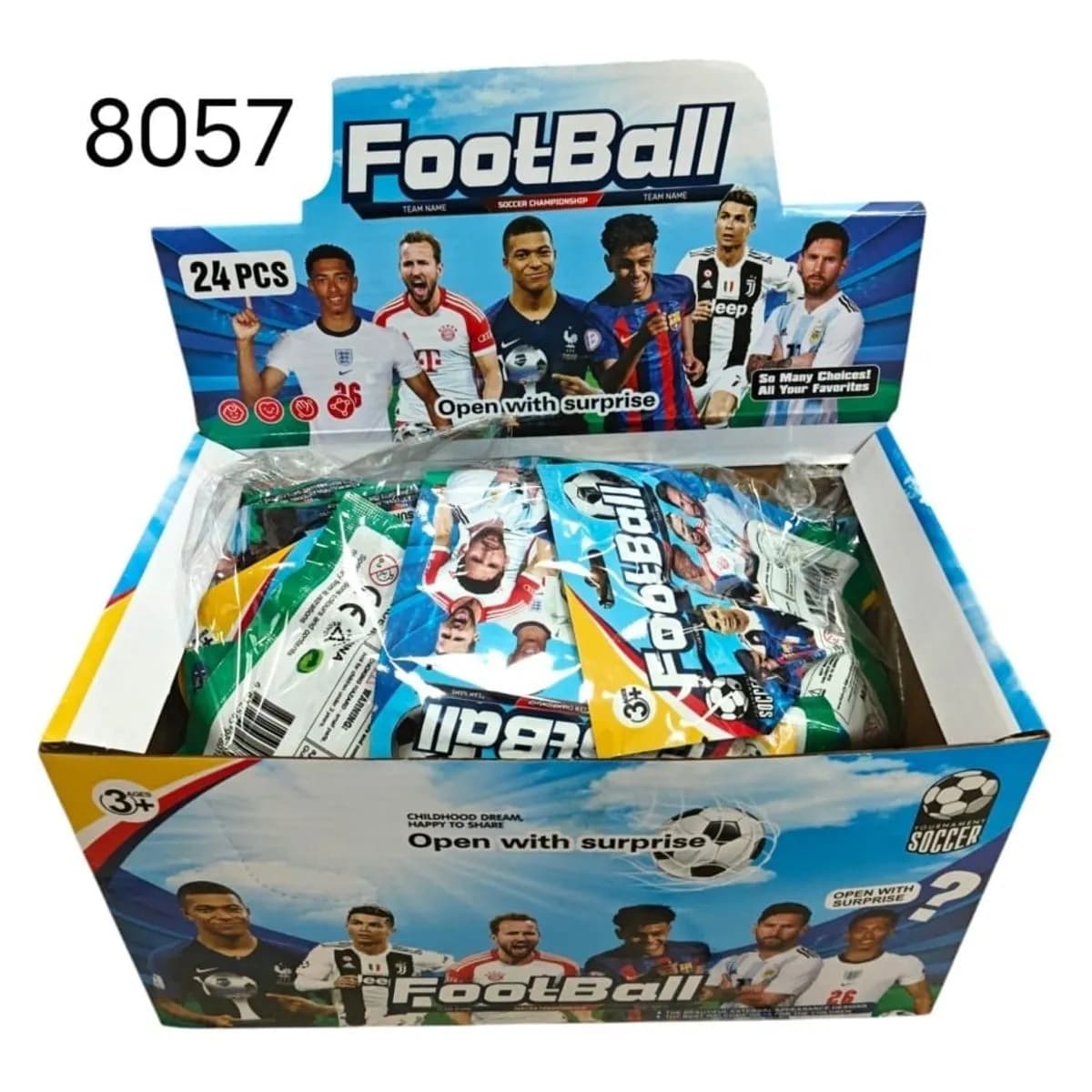 Zabawka Saszetki Football Niespodzianki Piłkarskie 24 szt. Display