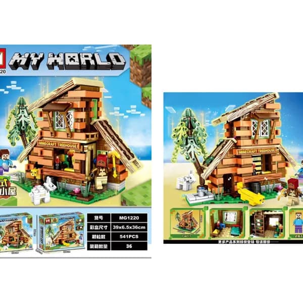 Zabawka Klocki My World 541PCS