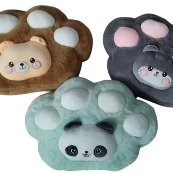 Maskotka pluszowa łapa miś panda kot - mix wzorów 6szt