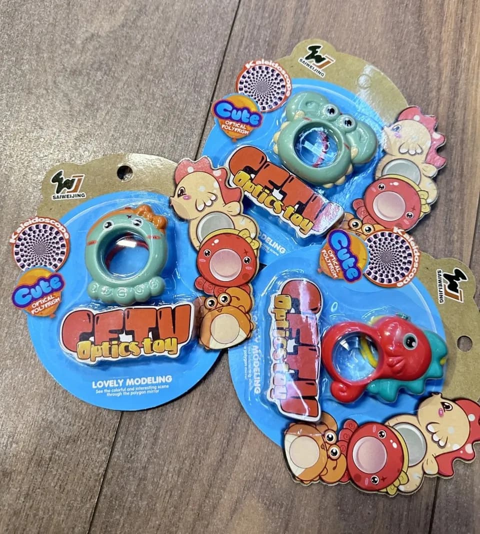 Zabawka optyczna CETV Optics Toy dla dzieci - Kalejdoskop Zwierzątka