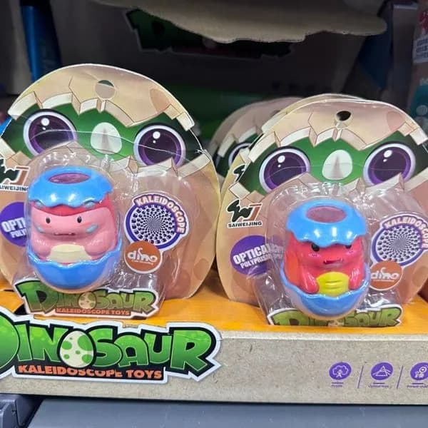 Kalejdoskop Dinozaur w jajku PK12502 - Zabawka Optyczna 12 szt.