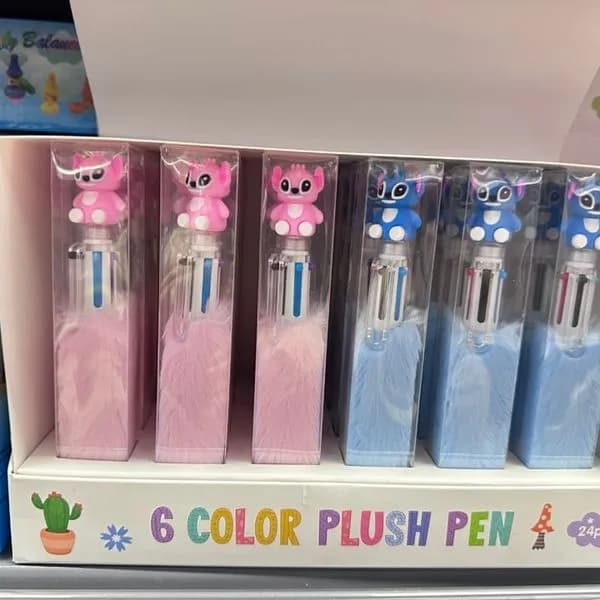 Długopis 6 Kolor Plush Pen Stitch