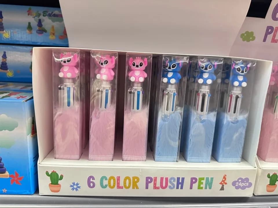 Długopis 6 Kolor Plush Pen Stitch