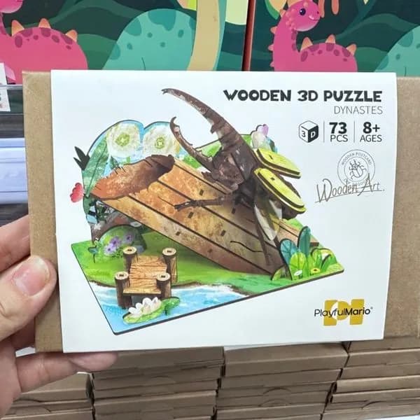 Zabawka Wooden 3D Puzzle 73PCS