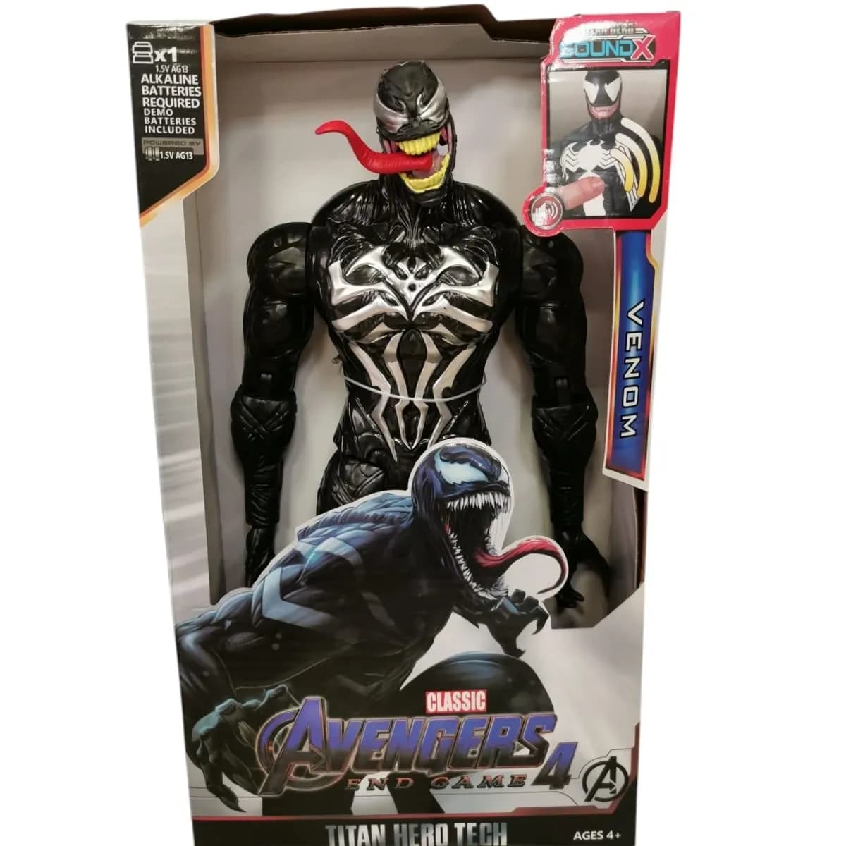 Figurka akcji Venom Avengers Titan Hero Tech z dźwiękiem SoundX
