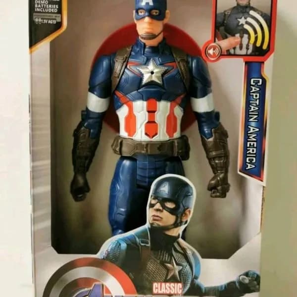 Figurka Kapitan Ameryka Avengers End Game z dźwiękiem Sound FX 30cm