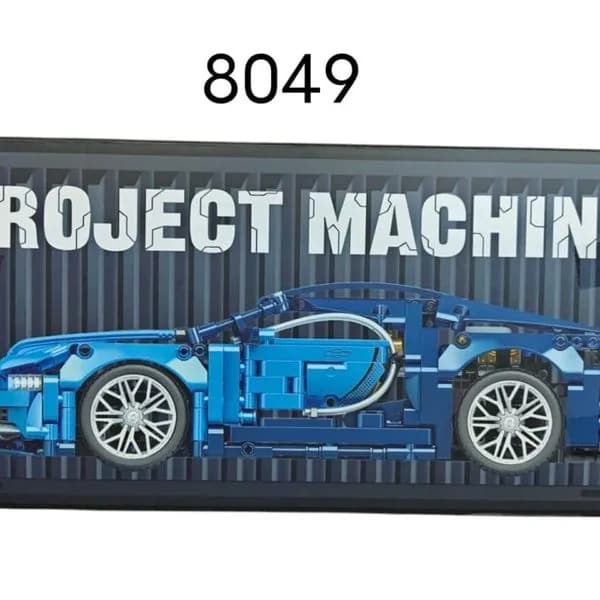 Klocki Project Machine 8049 Niebieski Samochód Sportowy
