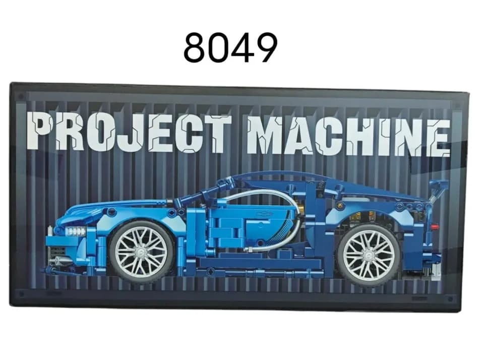 Klocki Project Machine 8049 Niebieski Samochód Sportowy