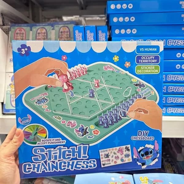 Gra planszowa Stitch Chainchess DIY 85 el. - gra zręcznościowa
