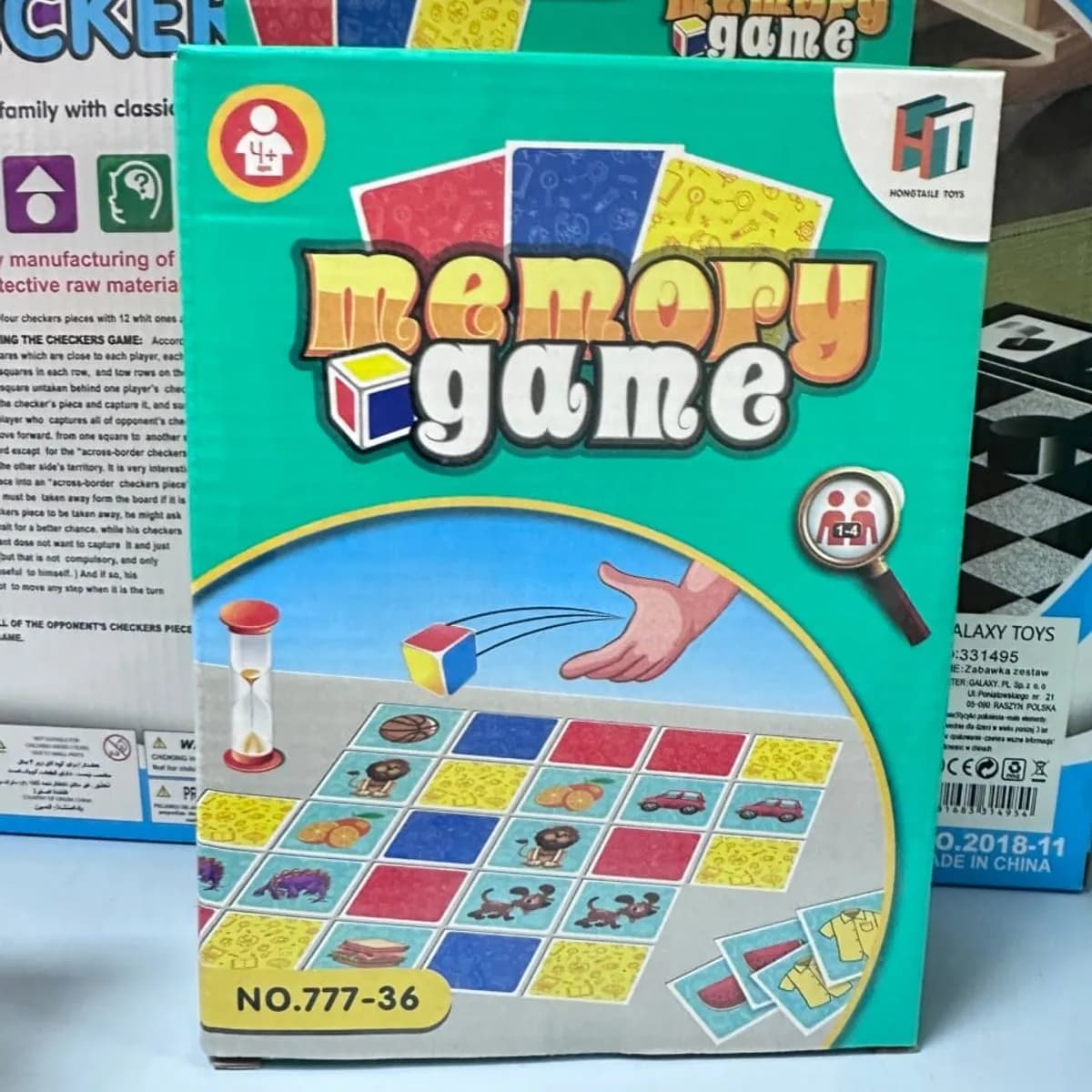 Gra Pamięciowa Memory Game PK12732 dla dzieci 4+ z klepsydrą