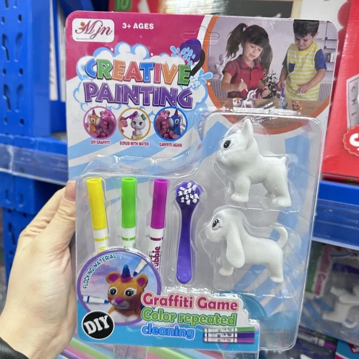 Zestaw kreatywny Creative Painting - figurki do malowania i mycia